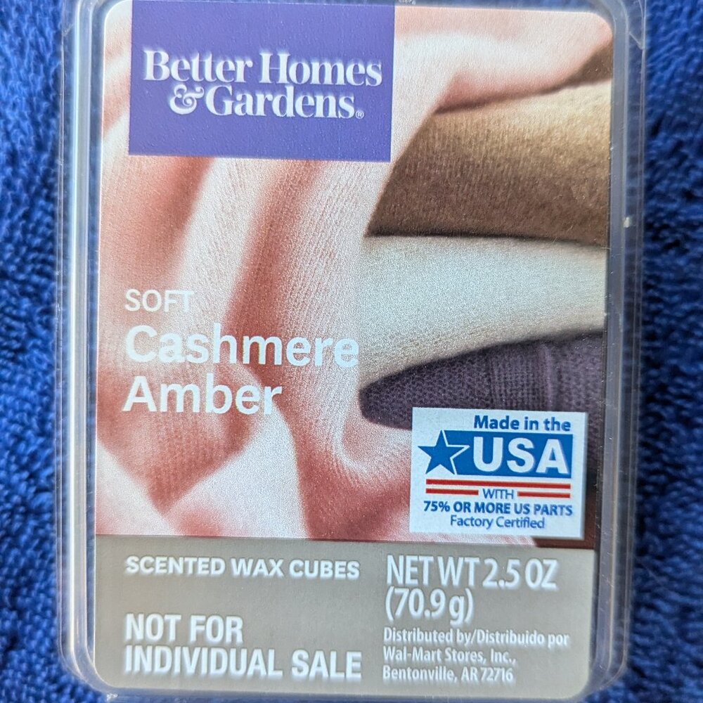 Used Cashmere Amber Better Homes & Gardens Wax Bar